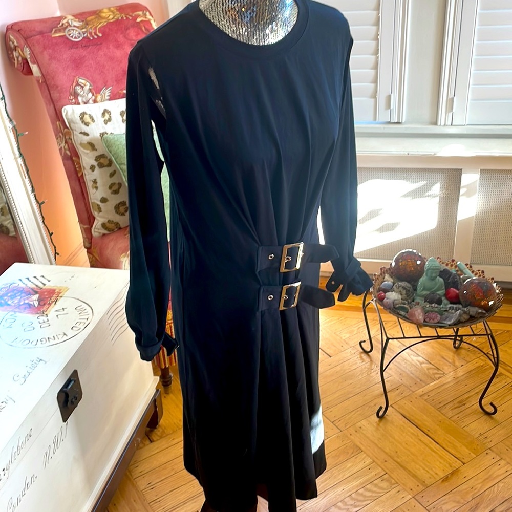 DIGS Gothic Black Buckle Dress orig 225